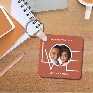 Chaveiro Pai Personalizado de Foto Ama Você