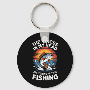 Chaveiro Pai Pescador Homens Funny Reel Cool Peixe B Pesca