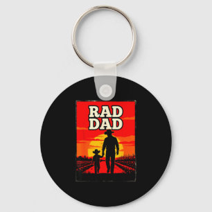 Chaveiro Pai radical pai e filho agricultor pôr do sol ocid