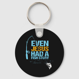 Chaveiro Pai Religioso Cristão Pescando Mesmo Jesus Tinha U