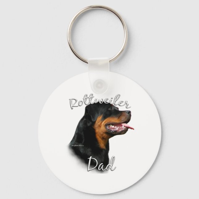 Chaveiro Pai Rottweiler 2 (Frente)
