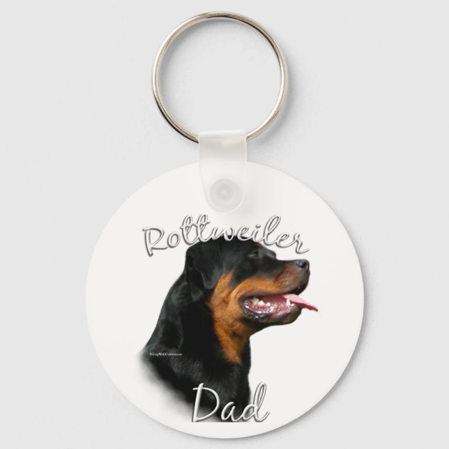 Chaveiro Pai Rottweiler 2 (Frente)