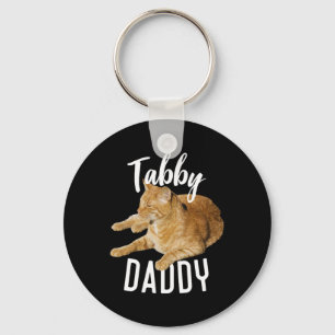 Chaveiro Pai Tabby Organe Gatos Amantes de Gatos