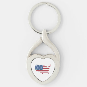 Chaveiro País americano Bandeira nacional