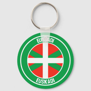 Chaveiro País Vasco Round Emblem