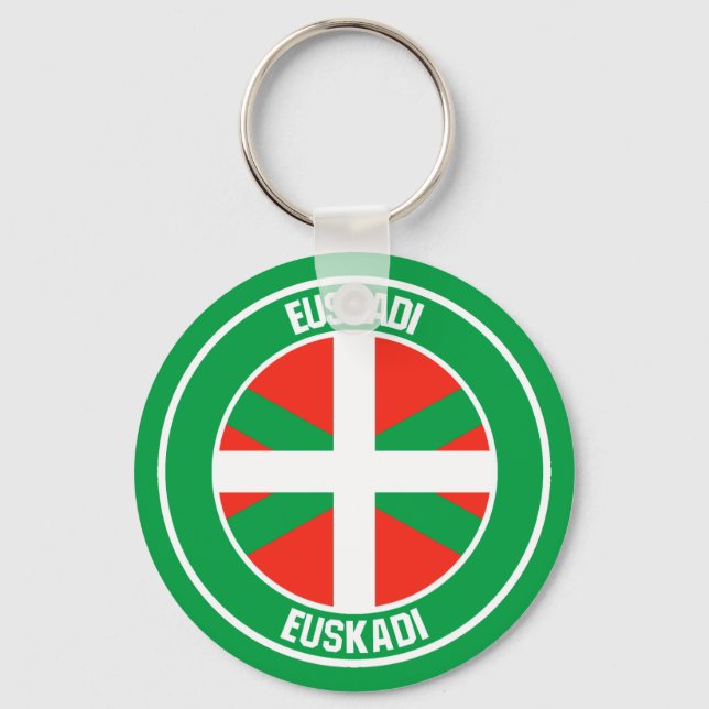Chaveiro País Vasco Round Emblem (Frente)