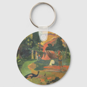 Chaveiro Paisagem com Pavões de Paul Gauguin