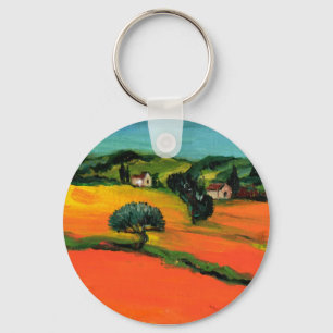 Chaveiro PAISAGEM DE TUSCÂNCIA,detalhes