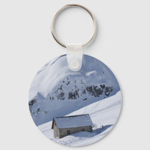 Chaveiro paisagem nevado