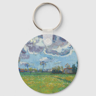 Chaveiro Paisagem sob uma tempestade no céu Vincent Gogh