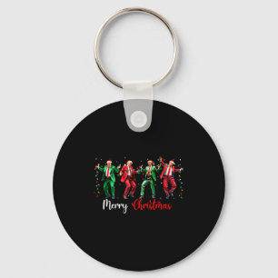 Chaveiro Paja Dança Trump Engraçada Papai Noel Natal Feliz