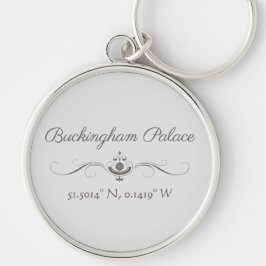 Chaveiro Palácio de Buckingham Latitude e Longitude