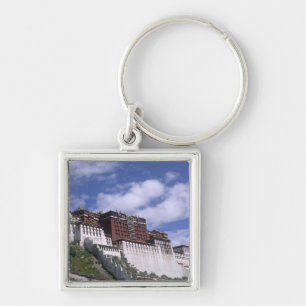 Chaveiro Palácio de Potala na montanha o lar do Dalai