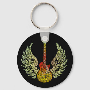 Chaveiro Palavras De Guitarras Incorporadas