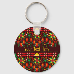 Chaveiro Palestina Tatreez Embroderia Tradicional