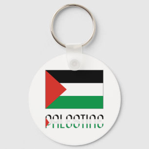 Chaveiro Palestine and Palestinian Flag