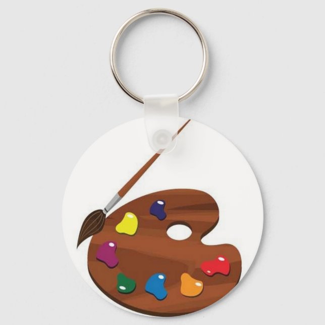 Chaveiro Paleta de pintura (Frente)