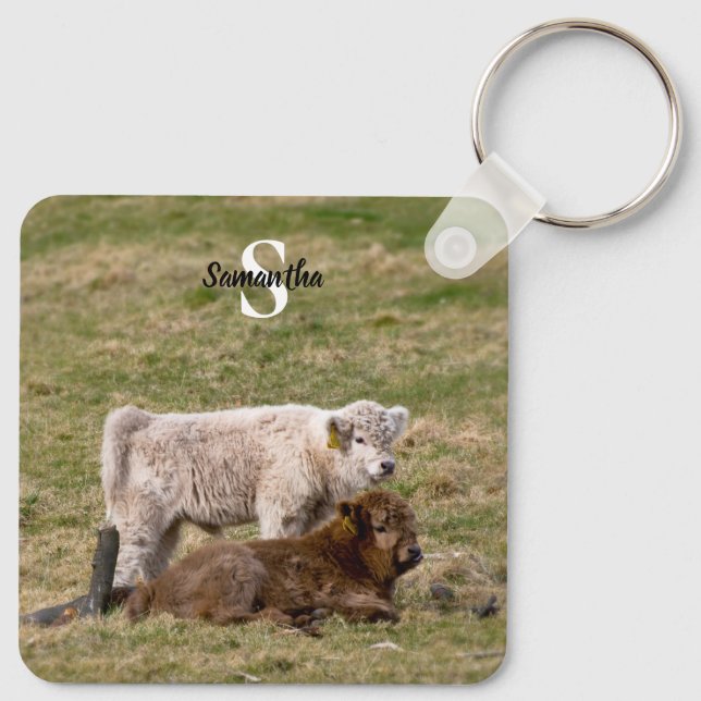 Chaveiro Paleta de Vaca Highland (Verso)