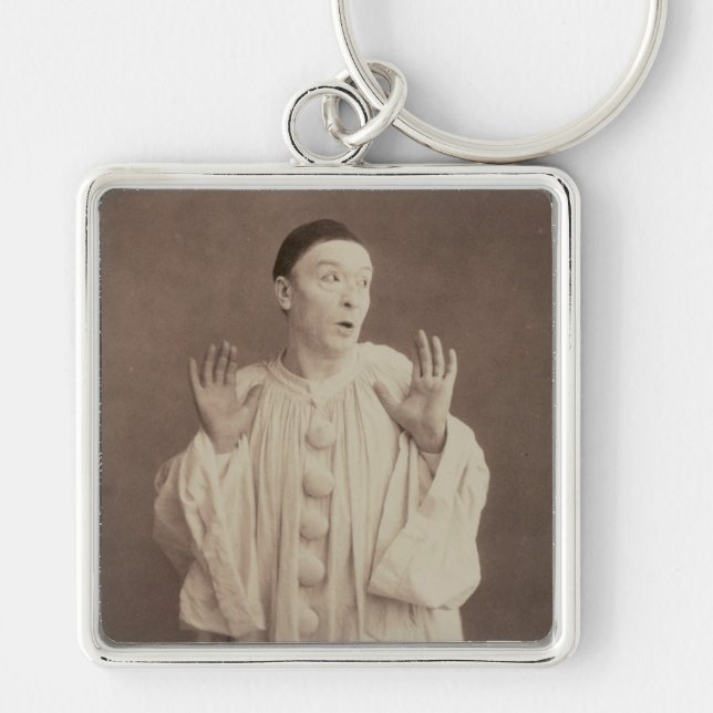 Chaveiro Palhaço Pierrot Vintage (Frente)