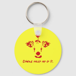 Chaveiro Palhaços Me Fizeram Fazer Isso