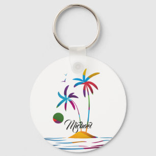 Chaveiro Palm Beach Tropical Sunrise