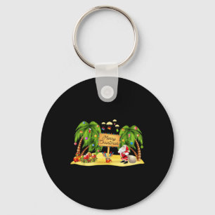 Chaveiro Palm de Natal Árvore Tropical Xmas Coconut Luzes P