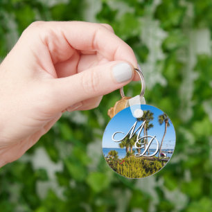 Chaveiro Palm Trees Bayside Morning Key Chain