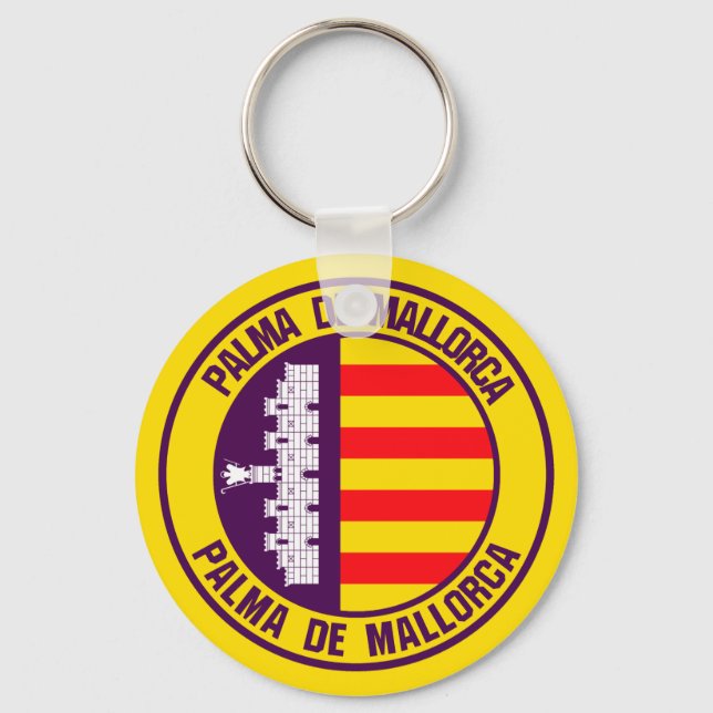 Chaveiro Palma de Maiorca Round Emblem (Frente)
