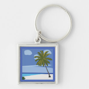 Chaveiro Palmeira de Praia Férias Praia