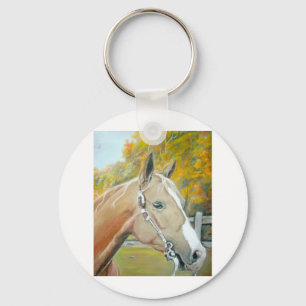Chaveiro Palomino, pastel do cavalo