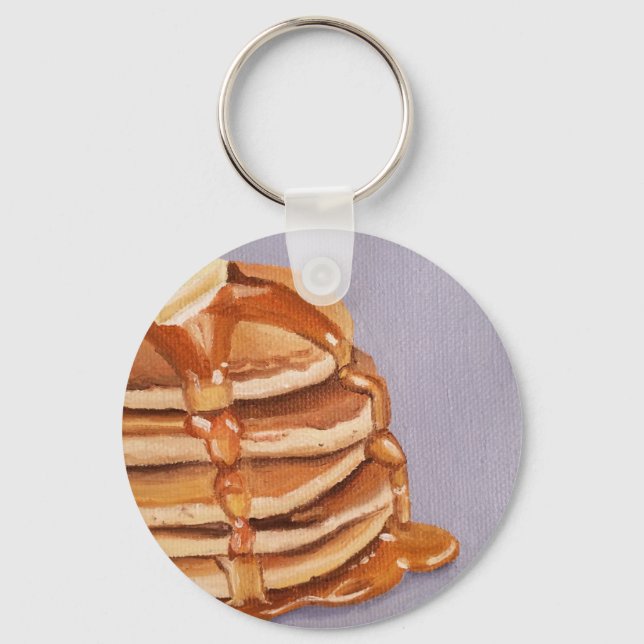 Chaveiro Pancakes Buttermilk Pancakes Pintel do Café da Man (Frente)
