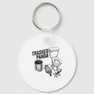 Chaveiro Panda Arrasado, Guaxinim Bêbado Engraçado, Humor d