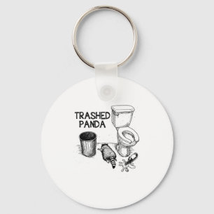 Chaveiro Panda Arrasado Macaco Engraçado Bêbado