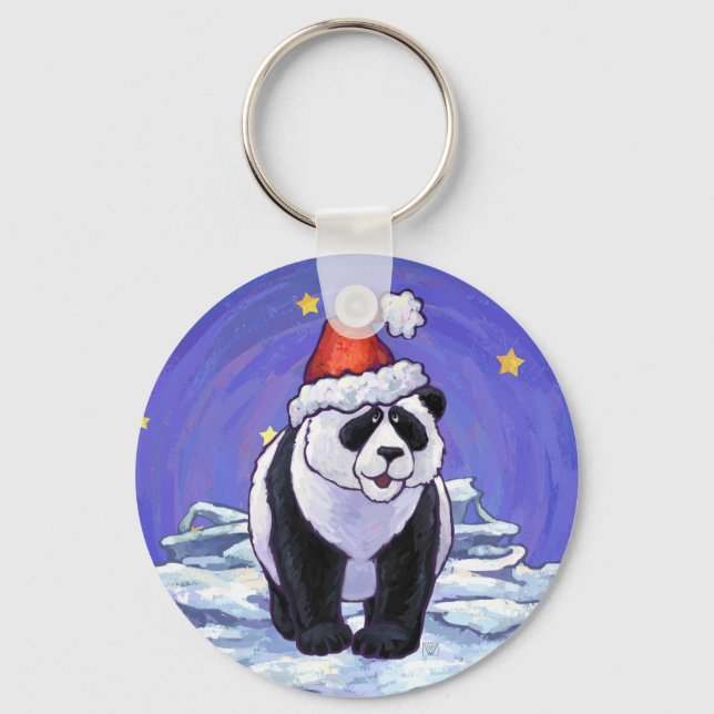Chaveiro Panda Bear Christmas (Frente)