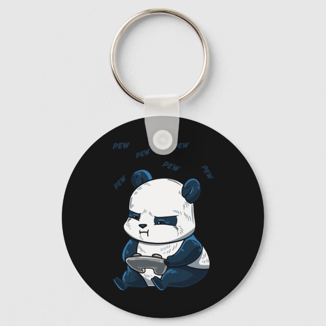 Chaveiro Panda Cadeira de Pew Fofo Hob  (Frente)