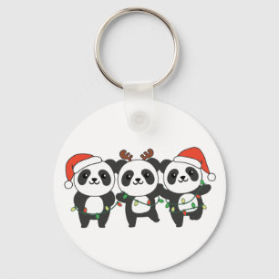 Chaveiro Panda Natal Animais Cujos Pandas Fortes Keyc