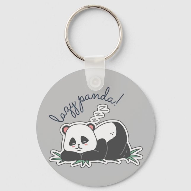 Chaveiro Panda preguiçosa (Frente)