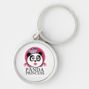 Chaveiro Panda Princesa Panda Rainha Coroa Fofa