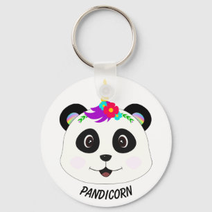 Chaveiro Panda Unicorn Bonita