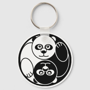 Chaveiro Panda Yin Yang