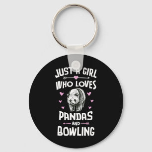 Chaveiro Pandas E Meninas-Presente-Boliche