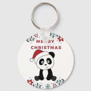 Chaveiro Pandas Keychai, Animais de Inverno da Neve de Nata
