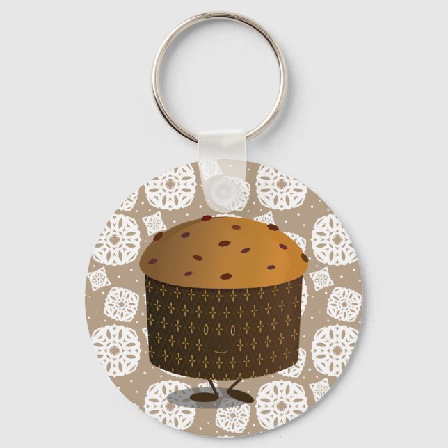 Chaveiro Panettone sorridente (Frente)