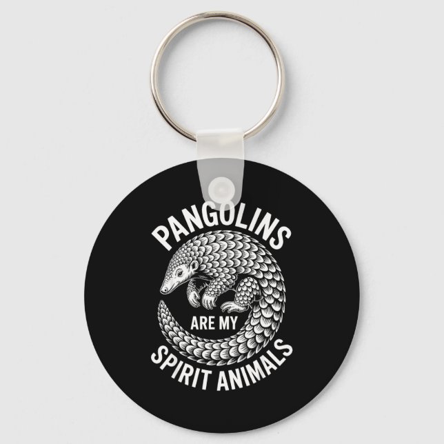Chaveiro Pangolins Srit Animals Funny Pangolin  (Frente)