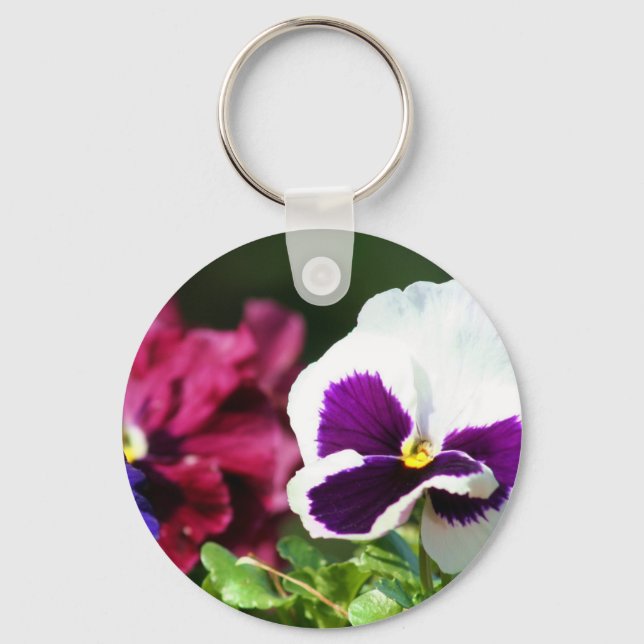Chaveiro Pansy Flower (Frente)