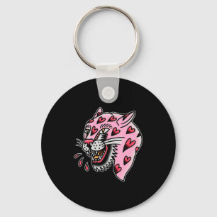 Chaveiro Panther Nk X Heart Love Tradicional Premium Tri-bl