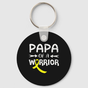 Chaveiro Papá De Um Guerreiro Contra O Cancer Da Infância P