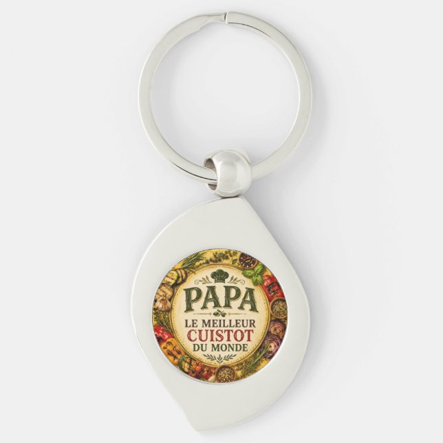 Chaveiro Papa Le Meilleur Cuistot du Monde (Frente)