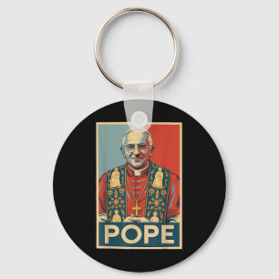 Chaveiro Papa Leão Xiv Papa-Cristão Robe das Eleições Catól