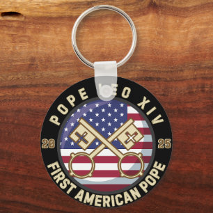 Chaveiro Papa Leão XIV, Primeiro Papa Histórico Americano